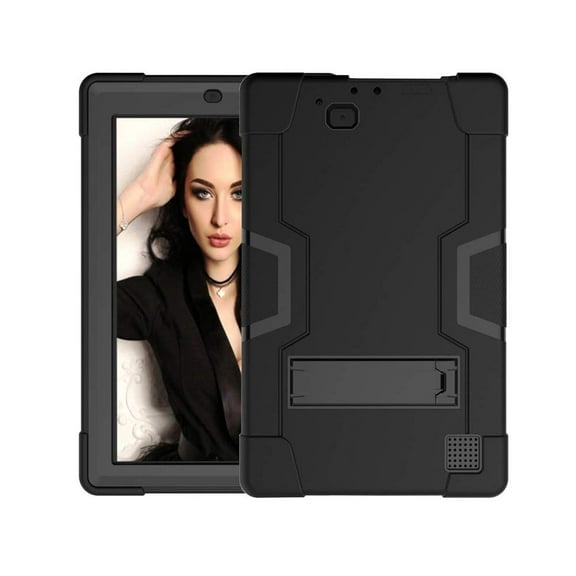 For RCA 11.5 inch Galileo Pro RCT6513W87DK Case,SOATUTO Heavy-Duty Drop-Proof and Shock-Resistant Rugged Hybrid Case Built-in Stand For RCA 11.5" Galileo Pro RCT6513W87DK Tablet - Black Black