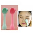 thumbnail image 6 of PRAETER Dual-action Facial Cleansing Brush Scrubbers Food Grade Silicone Manual Dual Face Wash BrushIdeal For Deep Pore Exfoliation Wash Makeup, 6 of 10