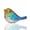 Multicolor, variant on 1pcs Crystal Bird of Glass Figurines Collectible,Cute Glass Animals Ornament Bird Decor Statue,Home Decor Ornaments,Red
