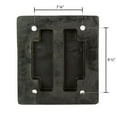 thumbnail image 3 of Molded Rubber Bumper, 12in x 13in x 4in, for Loading Bay & Shipping Dock, 1/2in Mounting Holes, Guardian, 3 of 5