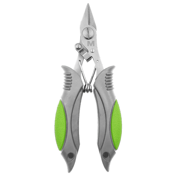 Mustad 5" Heavy Duty Stainless Steel Braid and Fishing Line Cutter - Greenline