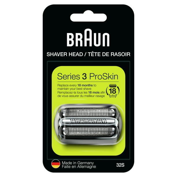 Braun Series 3 32S Electric Shaver Foil and Cutter Replacement Head
