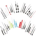thumbnail image 4 of 15 Sets Clock Hands Wall Clock Movement Replacement Parts Plastic Mute Clock Hands, 4 of 4