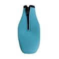 thumbnail image 1 of Funda para botella de cerveza, chaqueta con cremallera para botella, cubierta para enfriadores de botellas de cerveza para actividades al aire libre Azul claro, 1 of 8