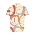 thumbnail image 4 of EQWLJWE Gym Shirts Men Novelty Geometric Printed Short Sleeve Button Down Valentine/New Year Beach Party Casual Shirts for Daily Wear, 4 of 5