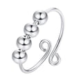 thumbnail image 1 of Anillos para mujer, regalos para mujeres, anillo anti-ansiedad, anillos giratorios con cuentas, anillo giratorio para aliviar el estrés, anillo para la ansiedad., 1 of 3