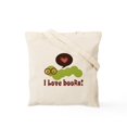 thumbnail image 2 of CafePress - I Love Books Bookworm Tote Bag - Unisex Canvas Tote Bag, Beige, 1-Piece, 2 of 8