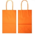 thumbnail image 4 of AZOWA Gift Bags Large Kraft Paper Bags with Handles (7.5 x 3.9 x 9.8 in, Orange Color, 50 Pcs), 4 of 7