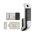 thumbnail image 5 of 3D Face Recognition Waterproof Smart Door Lock Fingerprint Password Old Style Bull ,Keyless Entry Design, 5 of 5