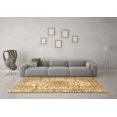 thumbnail image 3 of Ahgly Company Indoor Square Medallion Brown Traditional Area Rugs, 7' Square, 3 of 4