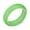 Green, variant on Womens Good Luck Energy Smooth Stackable Natural Gemstone Jade Band Ring