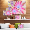 thumbnail image 3 of Danse des Fleurs Exotiques Roses - Impression sur Toile Florale, 3 of 4