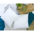 thumbnail image 2 of 4 Pack - Premium Hypoallergenic Lumbar Stuffer Pillow Inserts Sham Square Form Polyester, Standard/White, 2 of 4