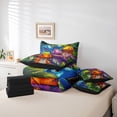 thumbnail image 6 of Castle Fairy Child Teens Animal Dino Bedding Comforter Set,Cute Dinosaur King Bedding Sets, 6 of 8