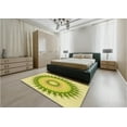 thumbnail image 4 of Ahgly Company Indoor Square Patterned Pistachio Green Area Rugs, 7' Square, 4 of 6