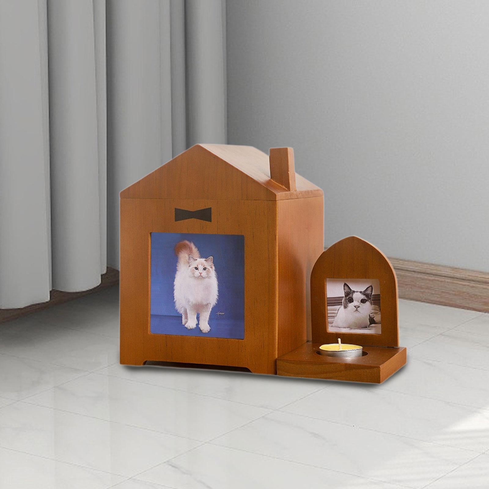 Bvdfgk Pet Memorial Urn Memorial Box for Dogs or Cats Ash Souvenir Gifts Commemorate