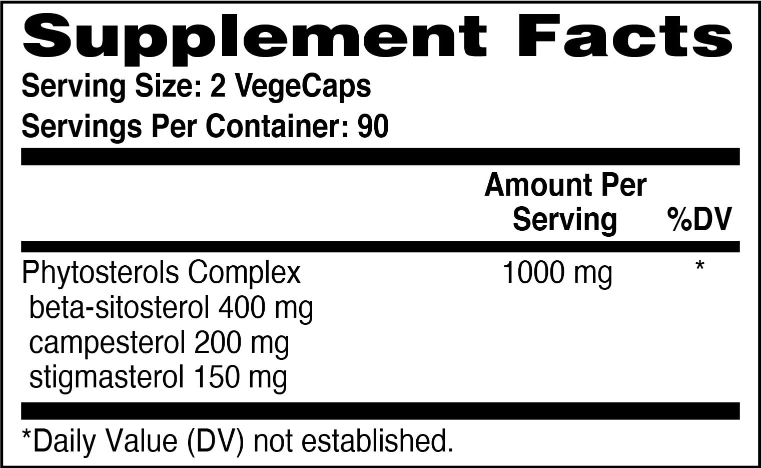 Health Thru Nutrition Ultra Strength Beta Sitosterol | 1,000mg Phytosterols Complex 400mg Beta | Non-GMO Vegan (Pack of 180)