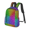 thumbnail image 2 of Daiia Colorful Glitter School Backpack for Men and Women Lightweight Backpack Durable Backpack Water-Resistant,Travel,Work Bag, 2 of 9