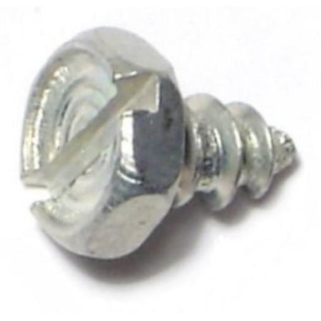 

#6 x 1/4 Zinc Hex Washer Head Type A Sheet Metal Screws SMSHWS-201 (40 pcs.)