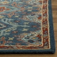thumbnail image 3 of SAFAVIEH Heritage Petrina Floral Wool Runner Rug, Blue/Multi, 2'3" x 10', 3 of 8