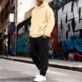 thumbnail image 4 of Aofany Mens Sweat Suit Set Plus Size Tracksuit Jogging 2 Piece Athletic Outfit Hoodie Sports Sweatsuit Pullover Sets, 4 of 6