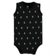 thumbnail image 6 of Hudson Baby Infant Boy Cotton Sleeveless Bodysuits, Pirate Shark, 0-3 Months, 6 of 7