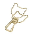 thumbnail image 4 of 20pcs Trombones Attrayant Décoratif Stable Fiable Creux Design Élégant Style Pinces Réutilisables pour OfficeGold, 4 of 14