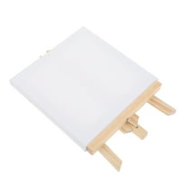 unbranded 1 Set Kids Small Standing Painting Frame Wooden Painting Easels Mini House Decor