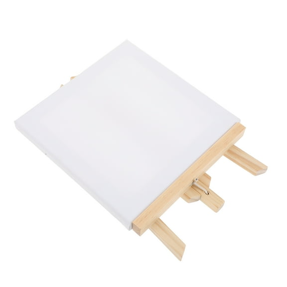 unbranded 1 Set Kids Small Standing Painting Frame Wooden Painting Easels Mini House Decor