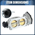 thumbnail image 4 of Unique Bargains Throttle Body Aluminum Alloy for Ford for Mustang 4.6L V8 - Gas 2005-2010 1 Pcs, 4 of 6