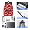 thumbnail image 3 of Horeoi Ho-Ho-Ho Print Casual Backpack for School Work Travel Hiking with Laptop Compartment and Side Pockets Lightweight Design, 3 of 6