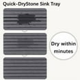 thumbnail image 3 of 2 PCS Water Absorbent Diatomite Coasters (7.1" x 3.5"), Grooved Design, Water Absorbing Stone Used for Hand Soaps & Plants & toiletries in The Modern Home, 3 of 5