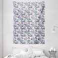 thumbnail image 1 of Lilac Tapestry, Colorful Lilac Flowers Budding Efflorescence Season Soulful Spring in the Country, Wall Hanging for Bedroom Living Room Dorm Decor, 60W X 80L Inches, Multicolor, by Ambesonne, 1 of 2