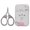 Gunmetal, variant on Vintage Stainless Steel Sewing Scissors 2.36 Inches / 6.0 cm Portable Thread Embroidery Tailor Handicraft Shears, Classic Silver