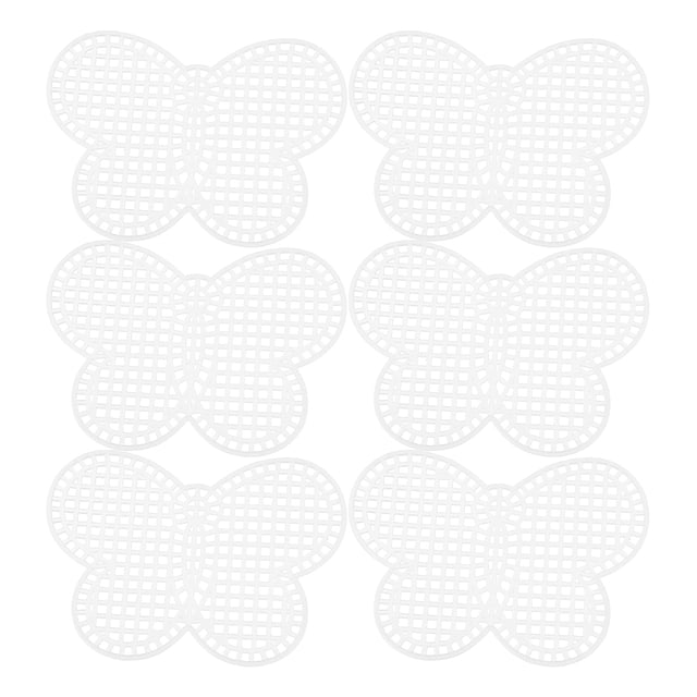 6pcs Plastic Cross Stitch Canvas Plastic Canvas Mesh Plastic Canvas Sheets Mesh Canvas Sheets For Embroidery Plastic Canvas Sheets Plastic Mesh Canvas Sheet Cross Stitch Plastic Canvas