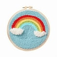 thumbnail image 2 of DIY Embroidery Material Package Handmade Creative Beginner Cross Stitch Kits Embroidery Hoop Home Decor, 2 of 5