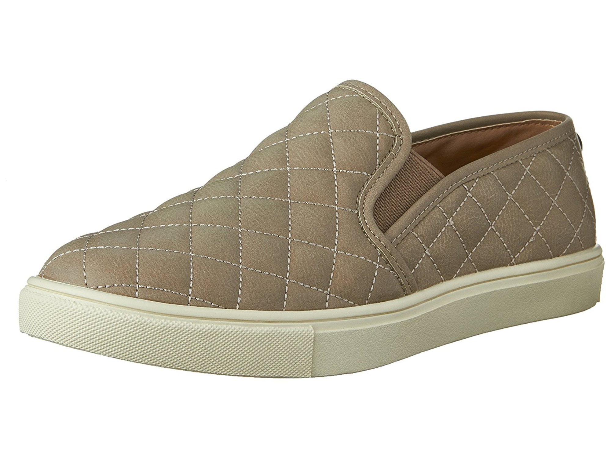 quilted leather slip on sneakers