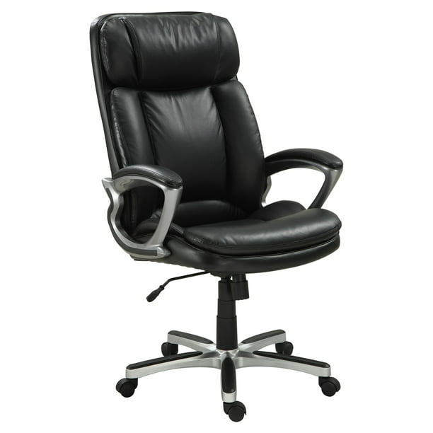 Serta Puresoft Faux Leather Executive Big & Tall Office Chair - Smooth ...