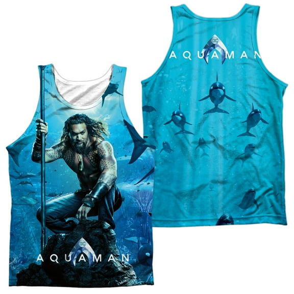 Aquaman Movie - Poster (Front/Back Print) - Tank Top - Medium
