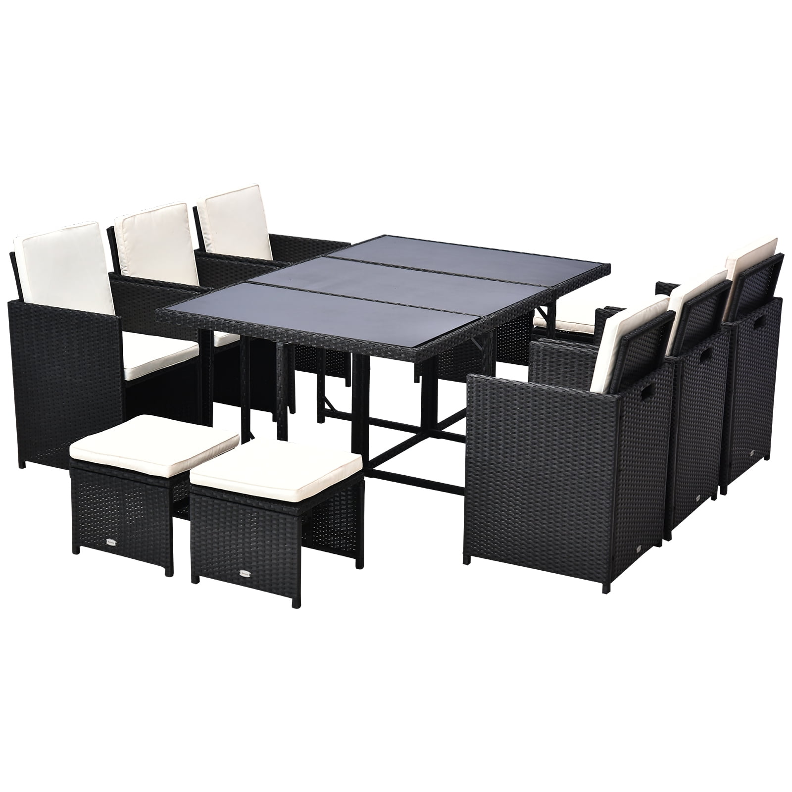 kordell 11 piece rattan