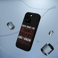 thumbnail image 5 of DistinctInk MagSafe Tough Case for Apple iPhone 13 Pro Max (6.7" Screen) - I Smoke Cigars And I Know Things - Slim Profile Design, 5 of 6