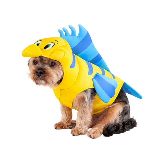 Disney The Little Mermaid Flounder Pet Costume for Dogs or Cats by Rubies, Small