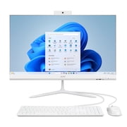 Acer Aspire C24 All-In-One Desktop, 23.8” FHD IPS 120Hz Display, AMD Ryzen 5 40 Processor, AMD Radeon Graphics, 8GB RAM, 512GB SSD, White, C24B-GMDCR-UWR5