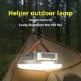 thumbnail image 3 of 1900LM Outdoor LED Lantern 96H Runtime 5400mAh Battery 3 Light Modes Type-C Solar Charging Portable Camping Emergency Light, 3 of 8