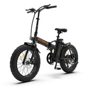 AOSTIRMOTOR A20 vélo électrique pliant Ebike vélo 500W moteur 20 "gros pneu avec batterie Li 36V/13Ah
