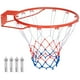 thumbnail image 1 of Costway Aro de baloncesto para pared, montado en la puerta, con red para todo tipo de clima, color naranja, 1 of 4