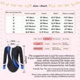 thumbnail image 7 of IEFIEL Girls Long Sleeves V Neck Shiny Glitters Gymnastics Dance Leotard,Sizes 6-16 Hot Pink 12, 7 of 7
