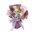 thumbnail image 3 of Regalo del día de la madre, ramo de flores de jabón, centros de mesa, flores artificiales románticas para Acción de Gracias Violeta, 3 of 8