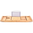 thumbnail image 3 of Wooden Bath Tray Bath Board Caddy Bathroom Rack Holder Adjustable length, 3 of 9