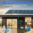 thumbnail image 4 of LVYUAN 3000W Pure Sine Wave Power Inverter 6000W Peak DC 12V to AC 110V Car Converter with LCD Display, Remote Control, 4 AC & 4 USB Ports, for Car, RV, Truck, Camping, Off-Grid, Home Backup Blue, 4 of 11